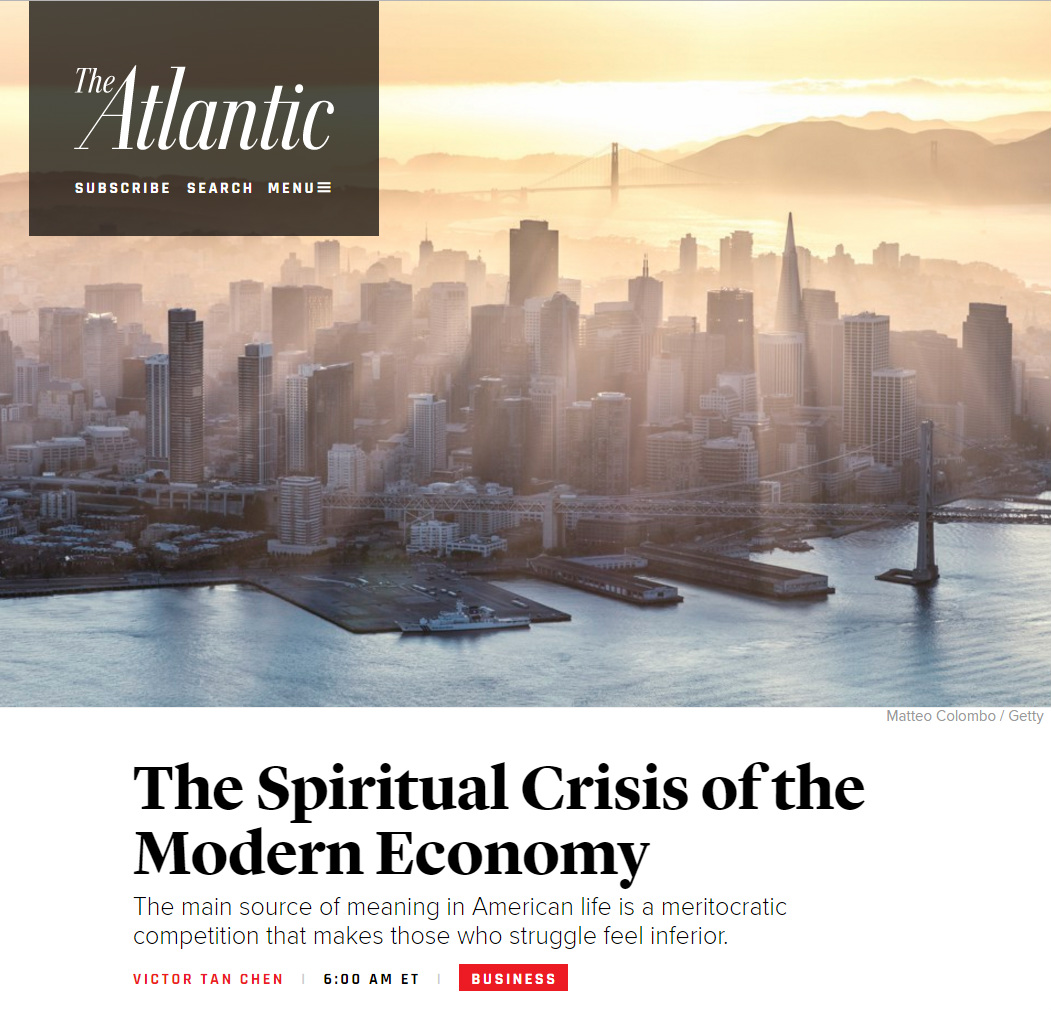 The Spiritual Crisis of the Modern Economy - In The Fray