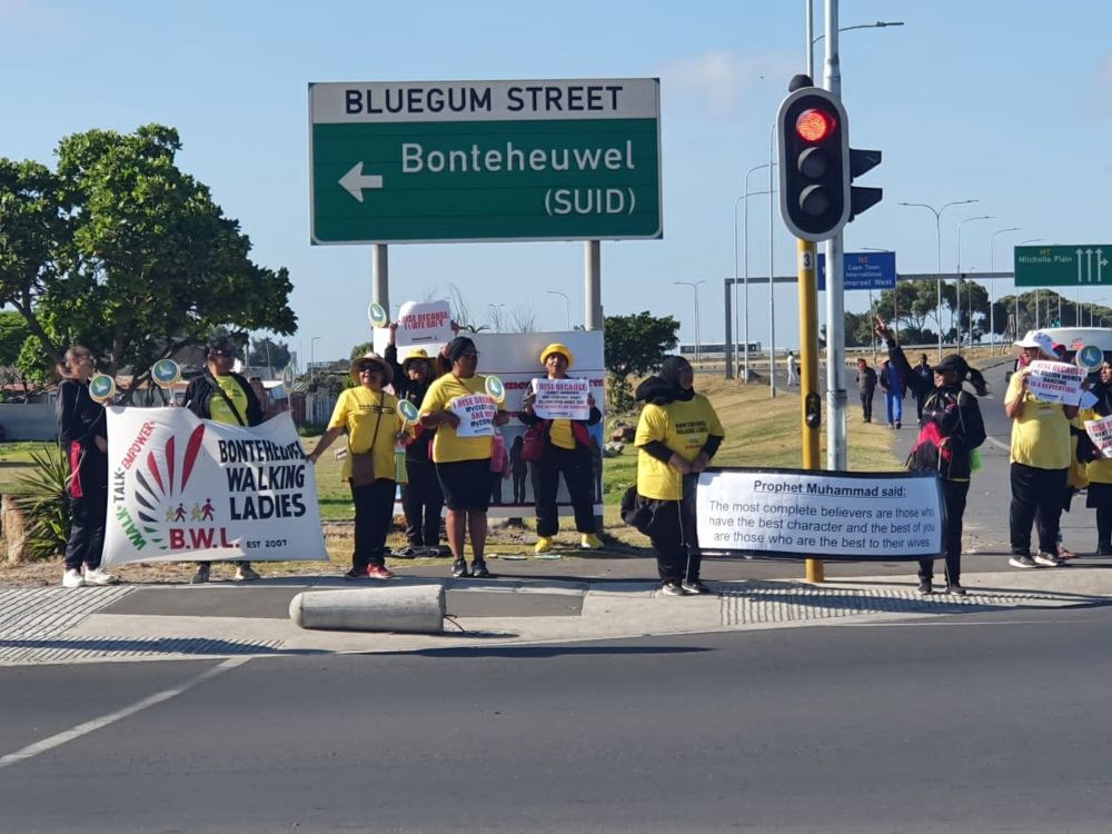 Walking the GBV talk: Bonteheuwel ladies march for more police action on violence