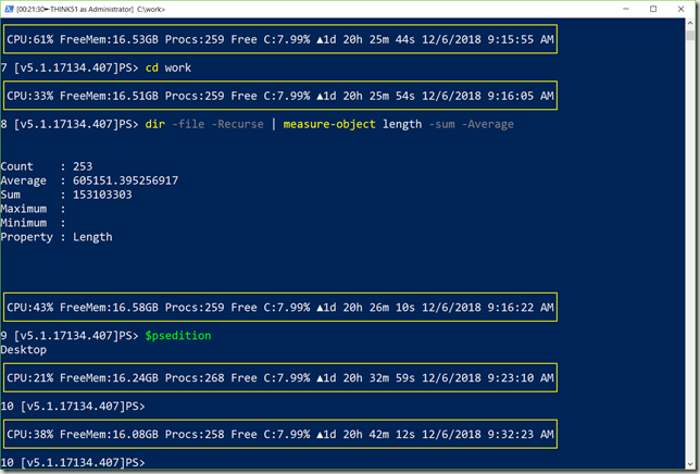 Revised Everything PowerShell Prompt • The Lonely Administrator
