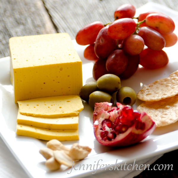 Sliceable Vegan Cheese - JennifersKitchen