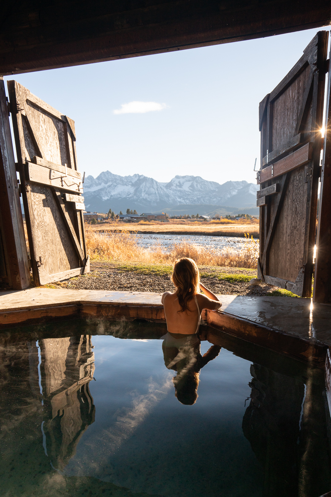 On The Road In Idaho's Sawtooth Mountains - Jess Wandering