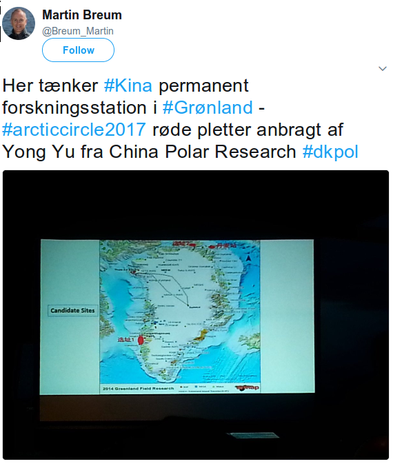 China wants Greenland station ‘ASAP’; one candidate site near planned China Nonferrous investment | jichang lulu