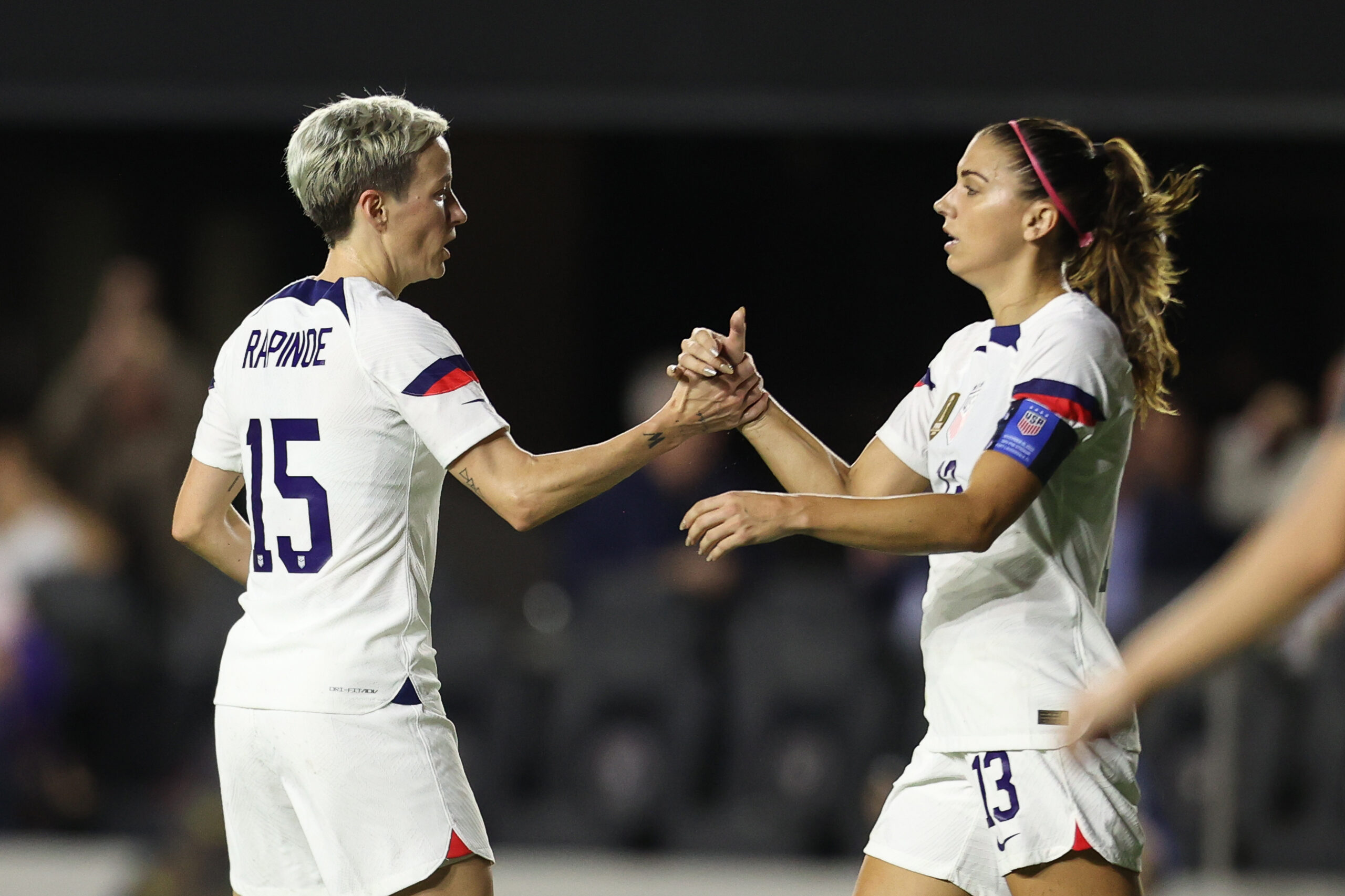 Alex Morgan shares her send-off message for Megan Rapinoe - Just Women's Sports