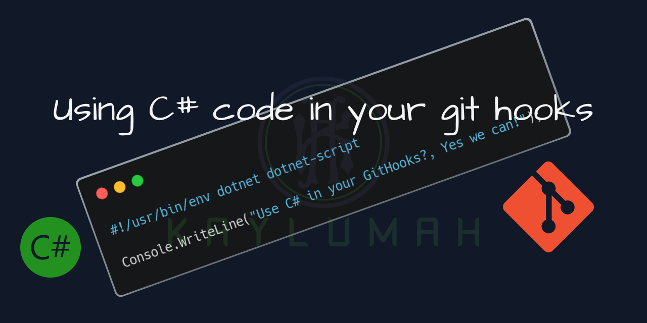 Using C# code in your git hooks