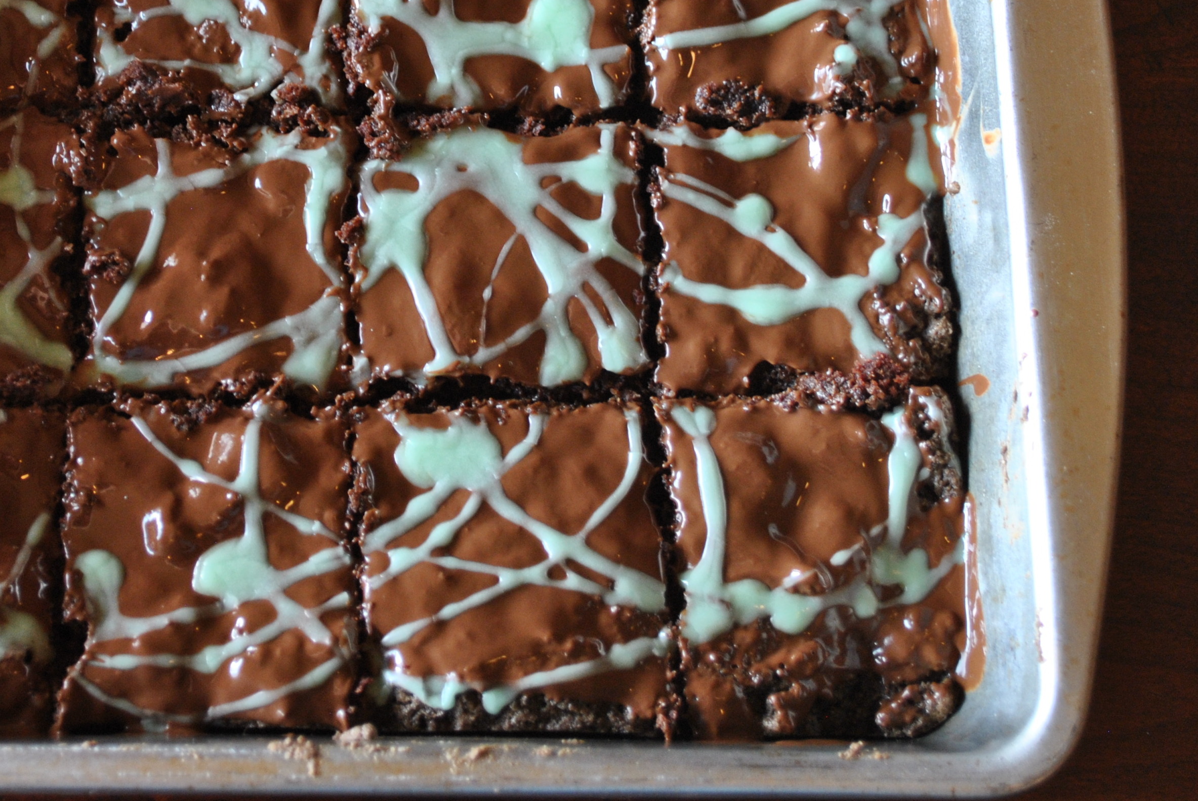 Somer's Brookie Grasshopper Squares - Keepin' It Kind