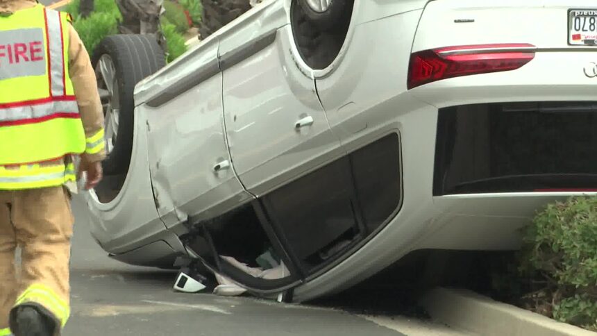Two Drivers Involved in Vehicle Rollover Along Shoreline Drive | News Channel 3-12