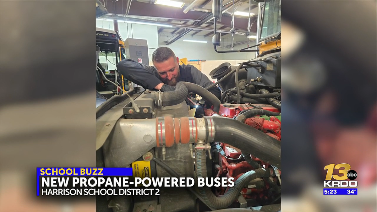 The School Buzz: Harrison D2 technician and manager transforming bus fleet | KRDO