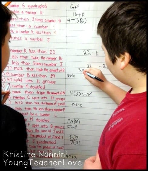 A Quick Check Formative Assessment Idea - In the Classroom with Kristine Nannini