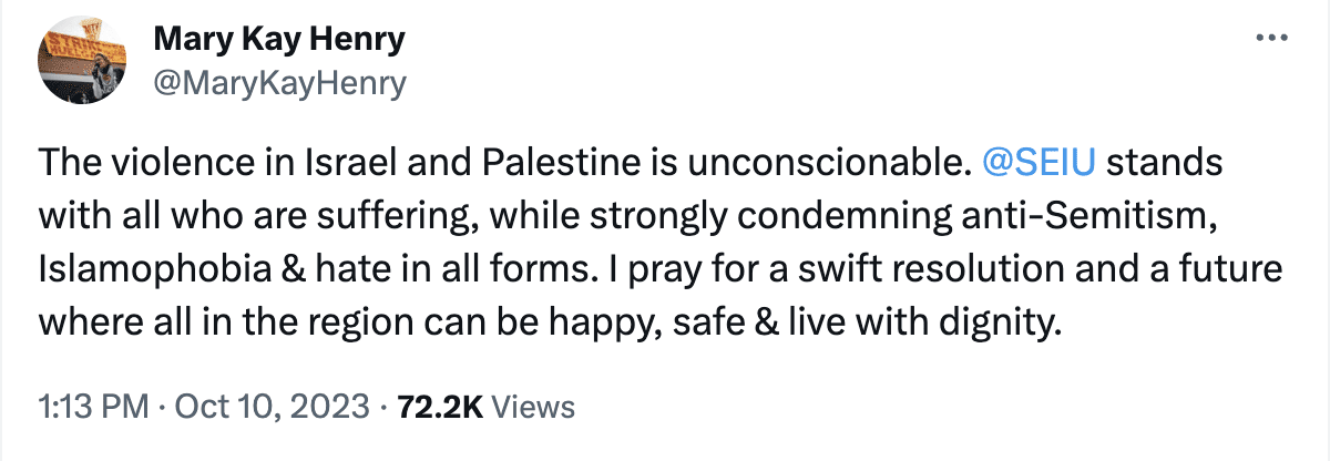 SEIU Ceasefire Call Doesn't Reflect Sentiments of Hundreds of Anti-Israel Union Officers, Staff - LaborPains.org