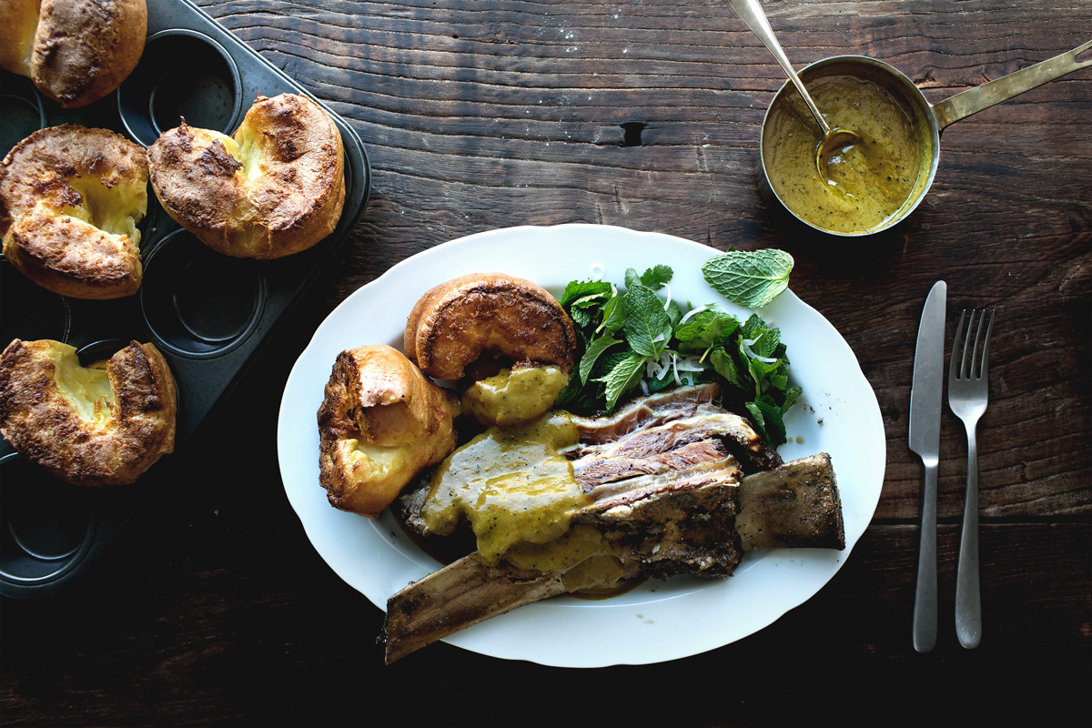 London, barely, plus Yorkshire pudding and my Sunday roast -