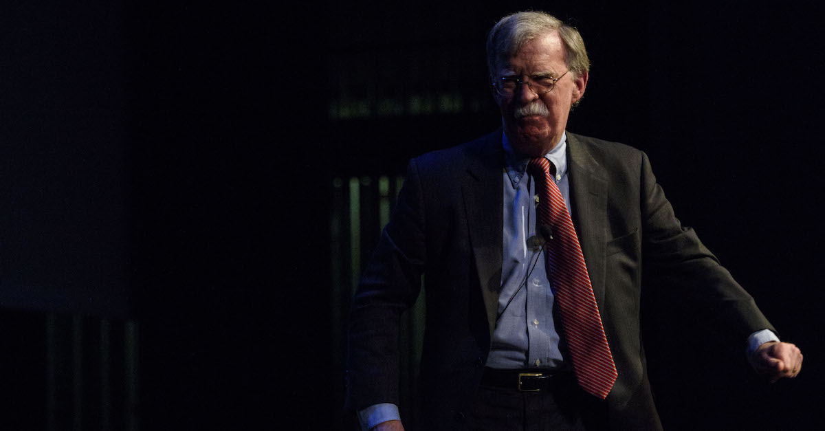 John Bolton is no innocent in all of this | Law & Crime