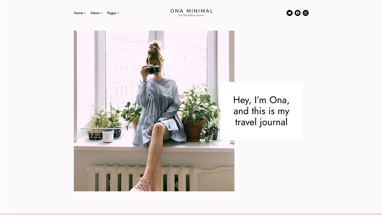 Ona Full Site Editing WordPress Theme - LayerWP Directory