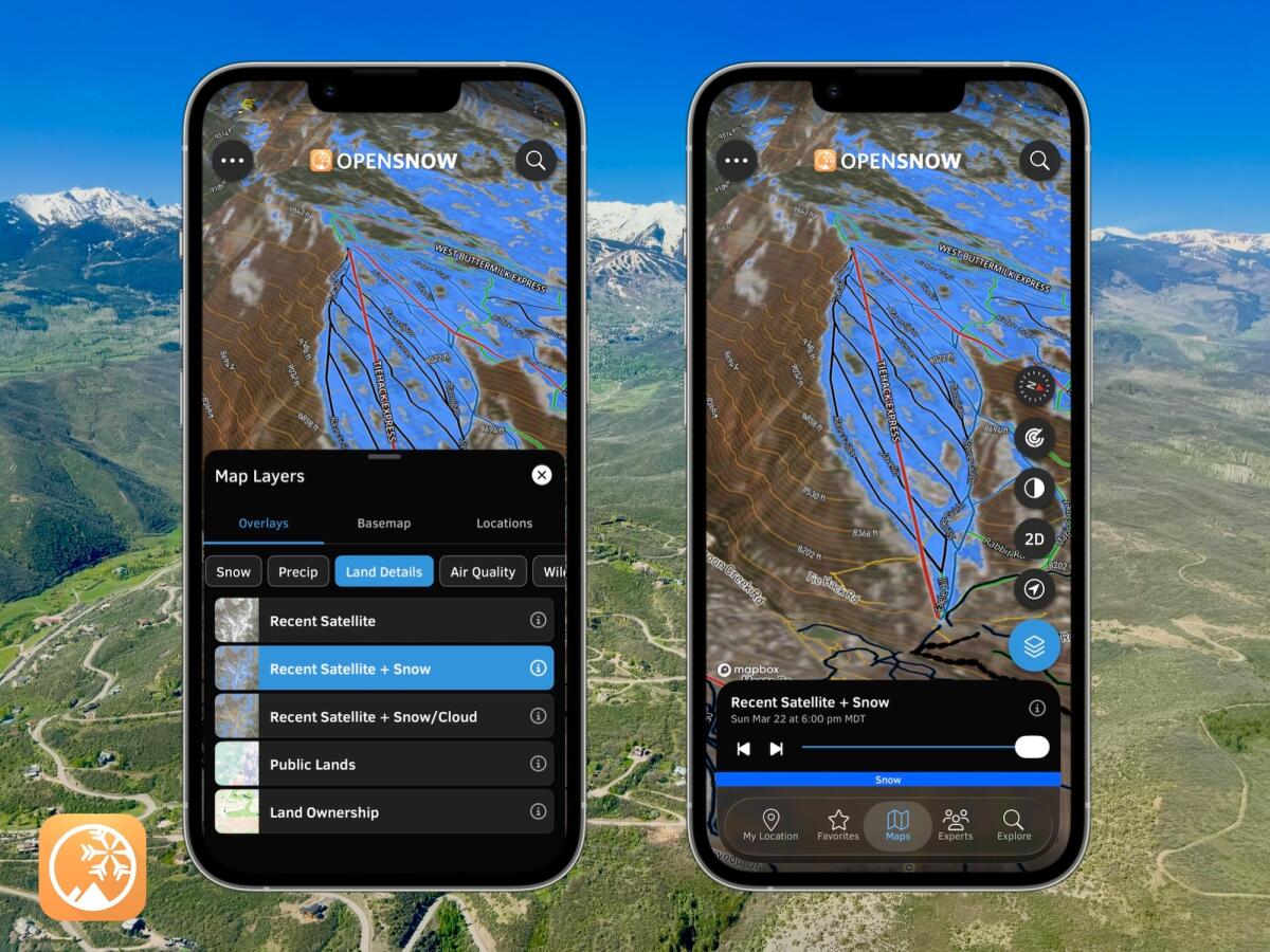 NEW: Recent Satellite Maps | OpenSnow