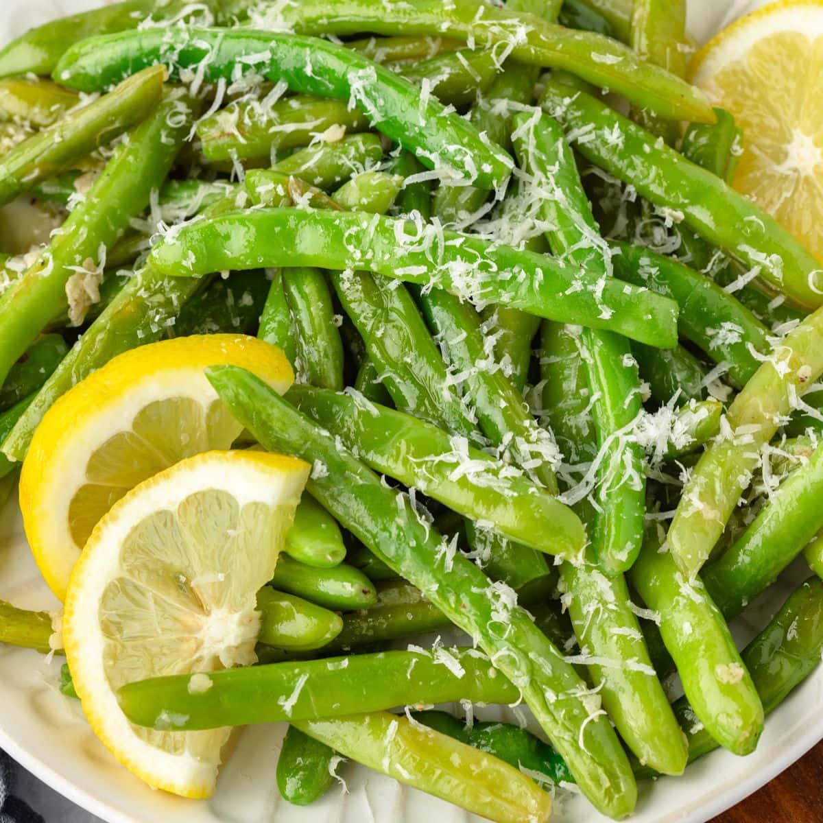 Garlic Parmesan Green Beans - Little Chef Within