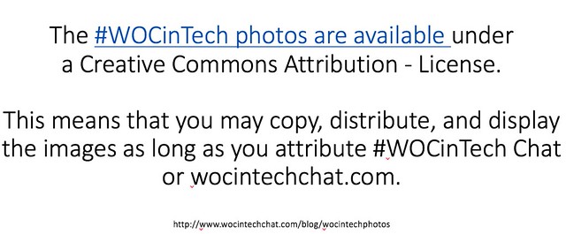 WOCinTech Chat | Flickr