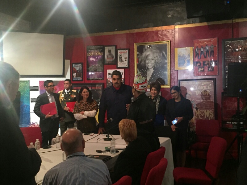 President Maduro Meets with New York City union leaders in Harlem | Flickr