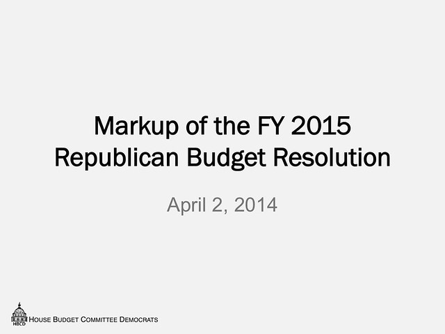 HouseBudgetCmte | Flickr