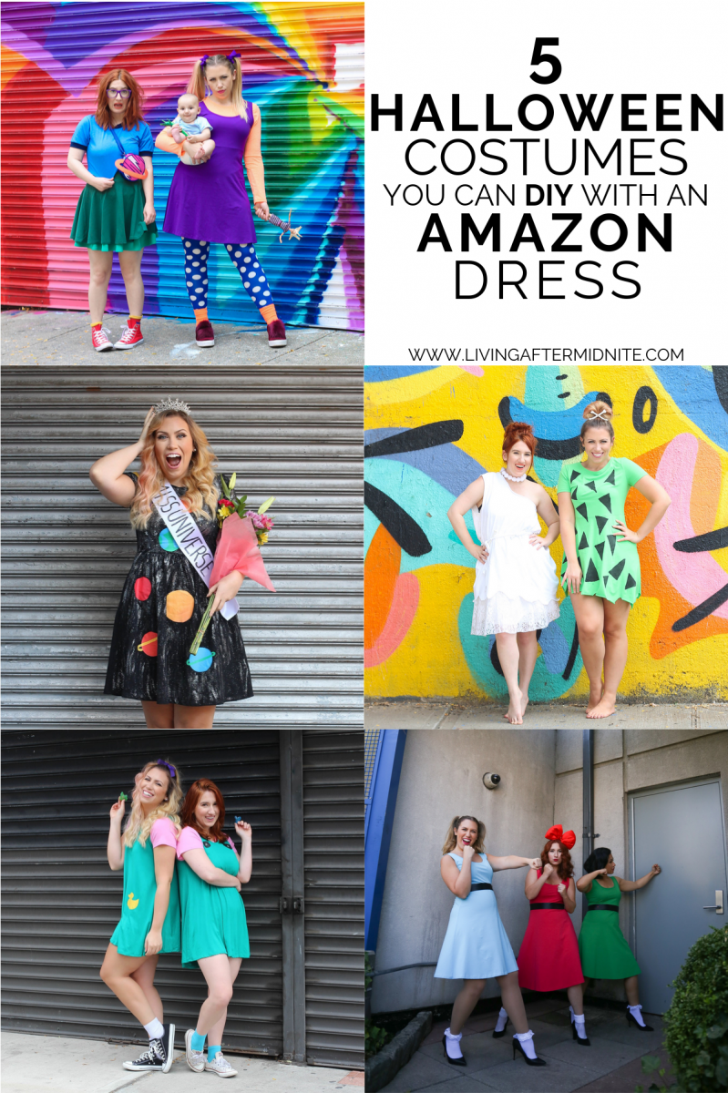 5 Costumes You Can DIY with an Amazon Dress - living after midnite