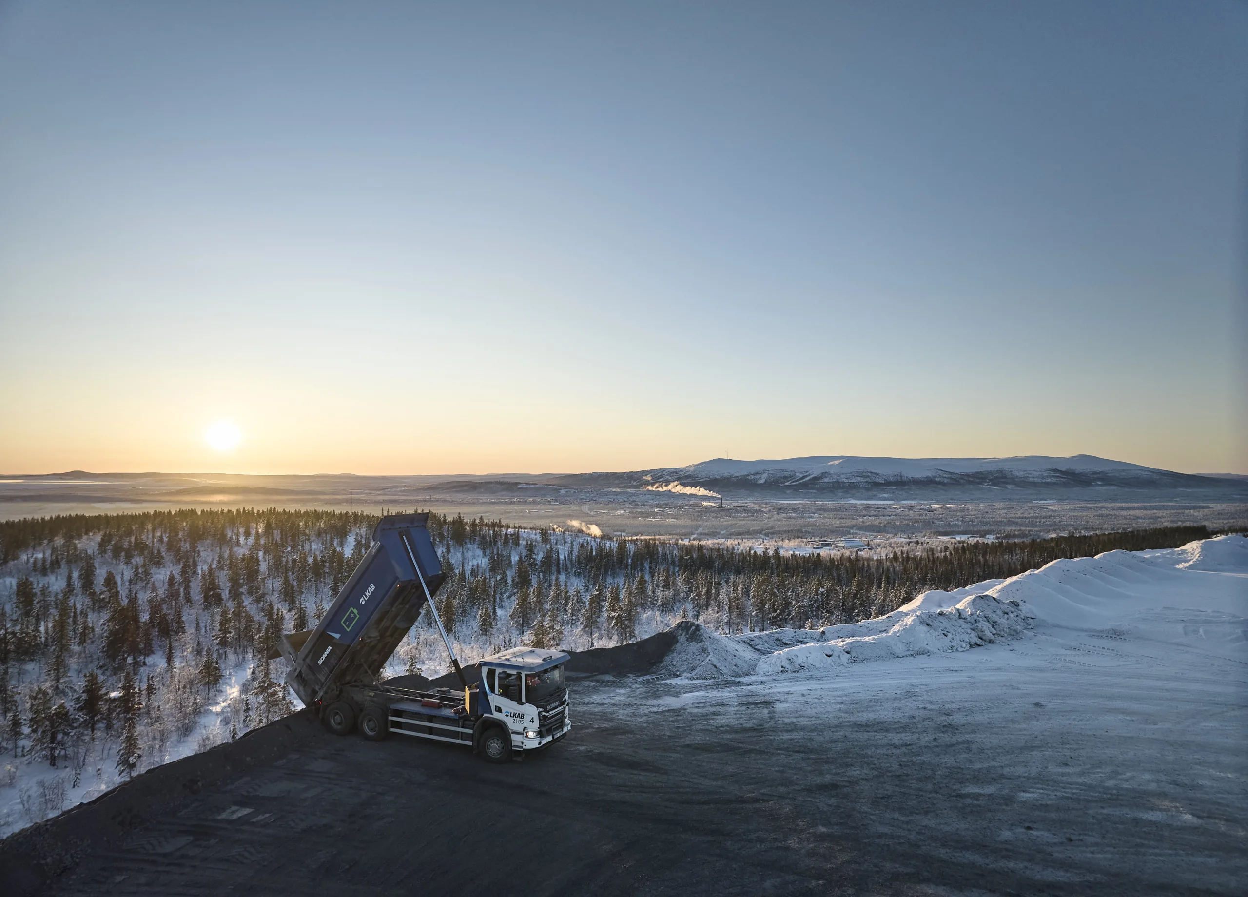 Promising first test phase of electric truck in Malmberget concluded - LKAB