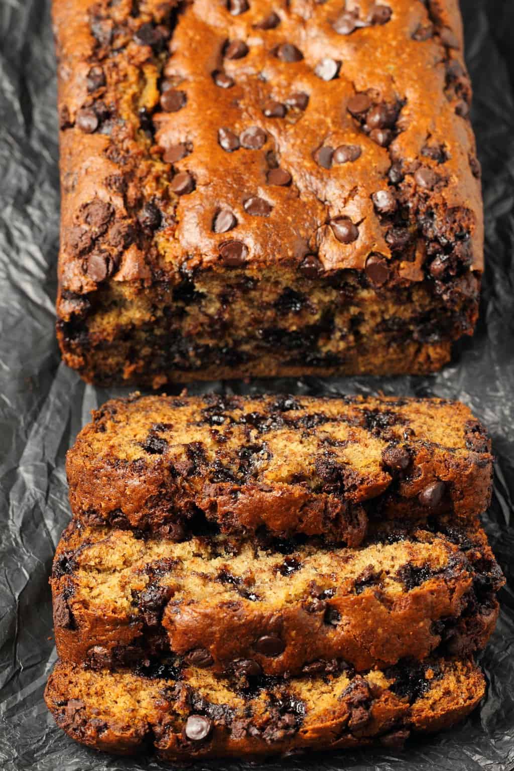 Vegan Chocolate Chip Banana Bread - Loving It Vegan