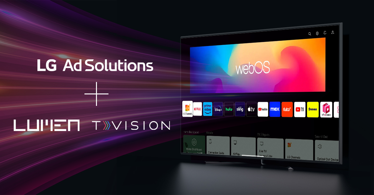 LG Ad Solutions Partners with Lumen and TVision - Lumen Research