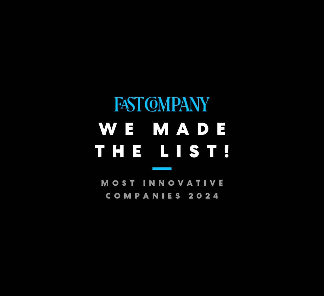 Luminate Named to Fast Company’s Annual List of the World’s Most Innovative Companies of 2024 | Luminate