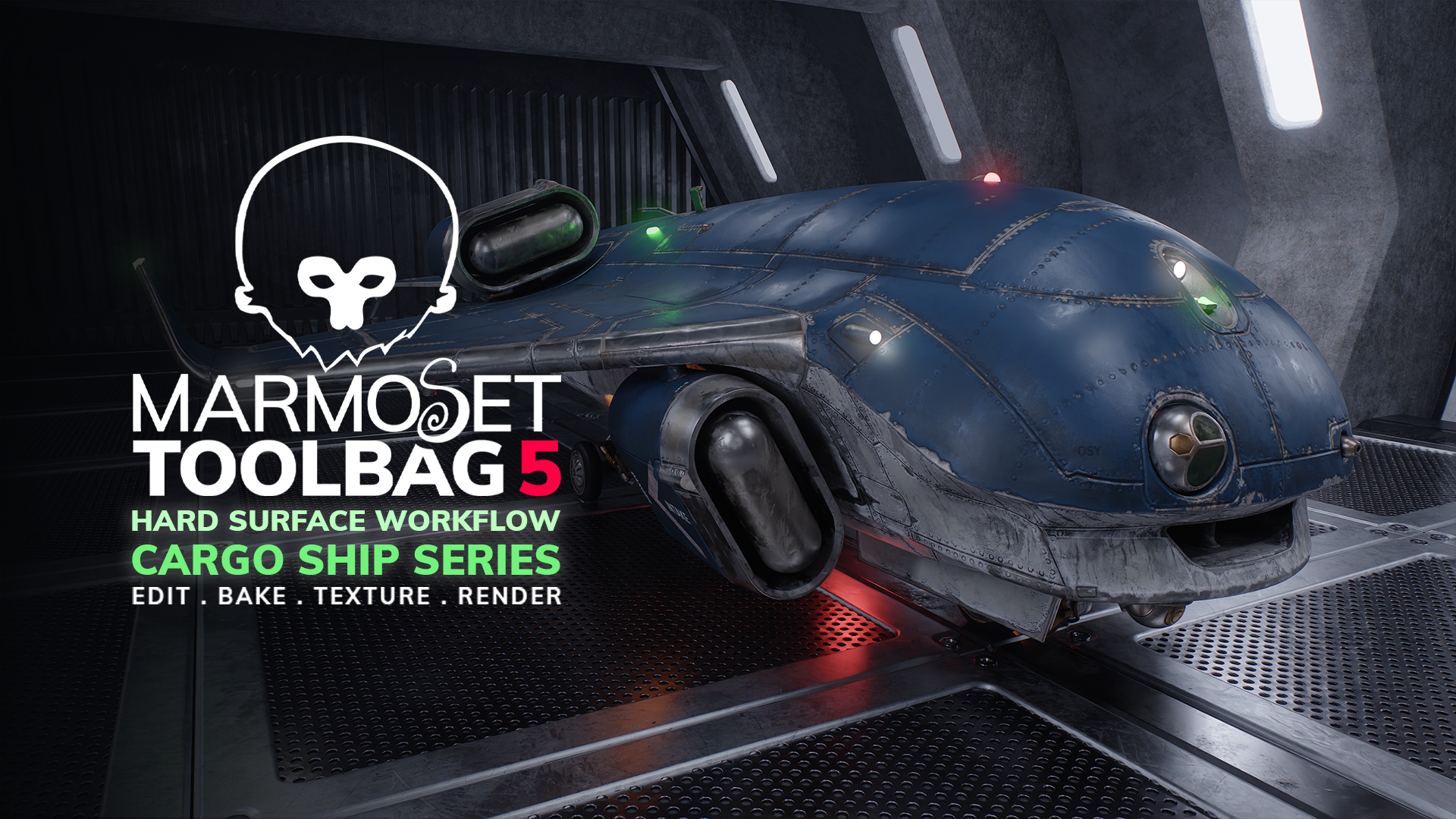 3D Hard Surface Workflow in Toolbag - Cargo Ship Series | Marmoset Toolbag