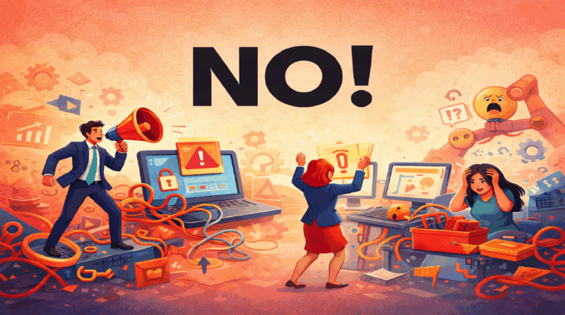 No means no, even when the system refuses to listen