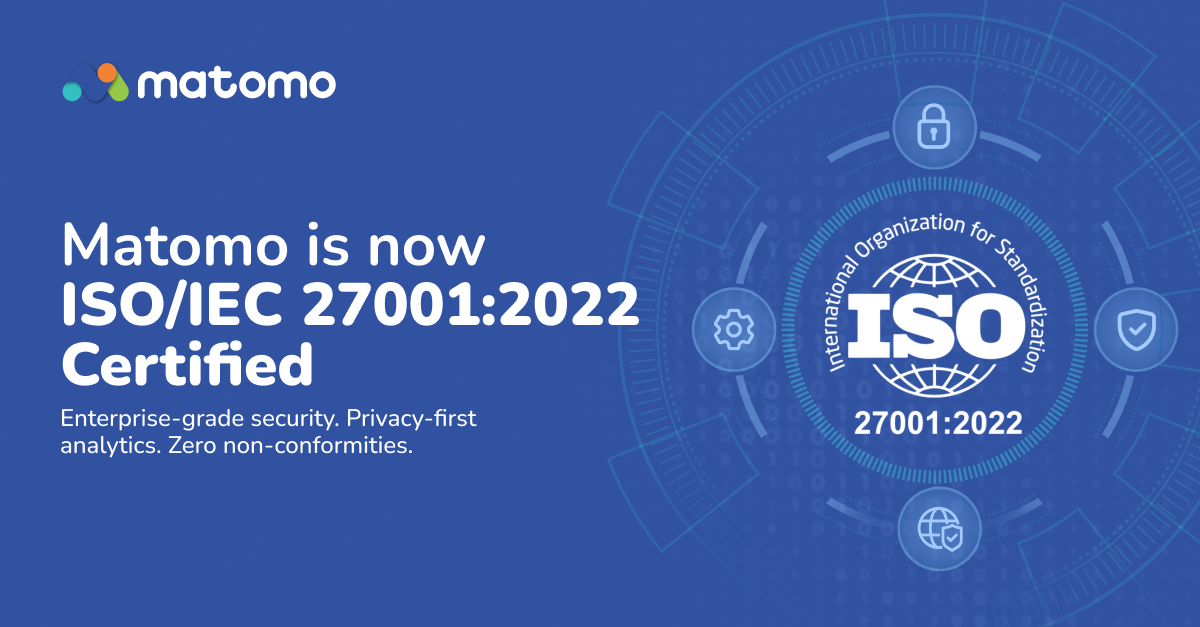 Matomo achieves ISO 27001 Certification – Strengthening our privacy & security promise - Analytics Platform - Matomo