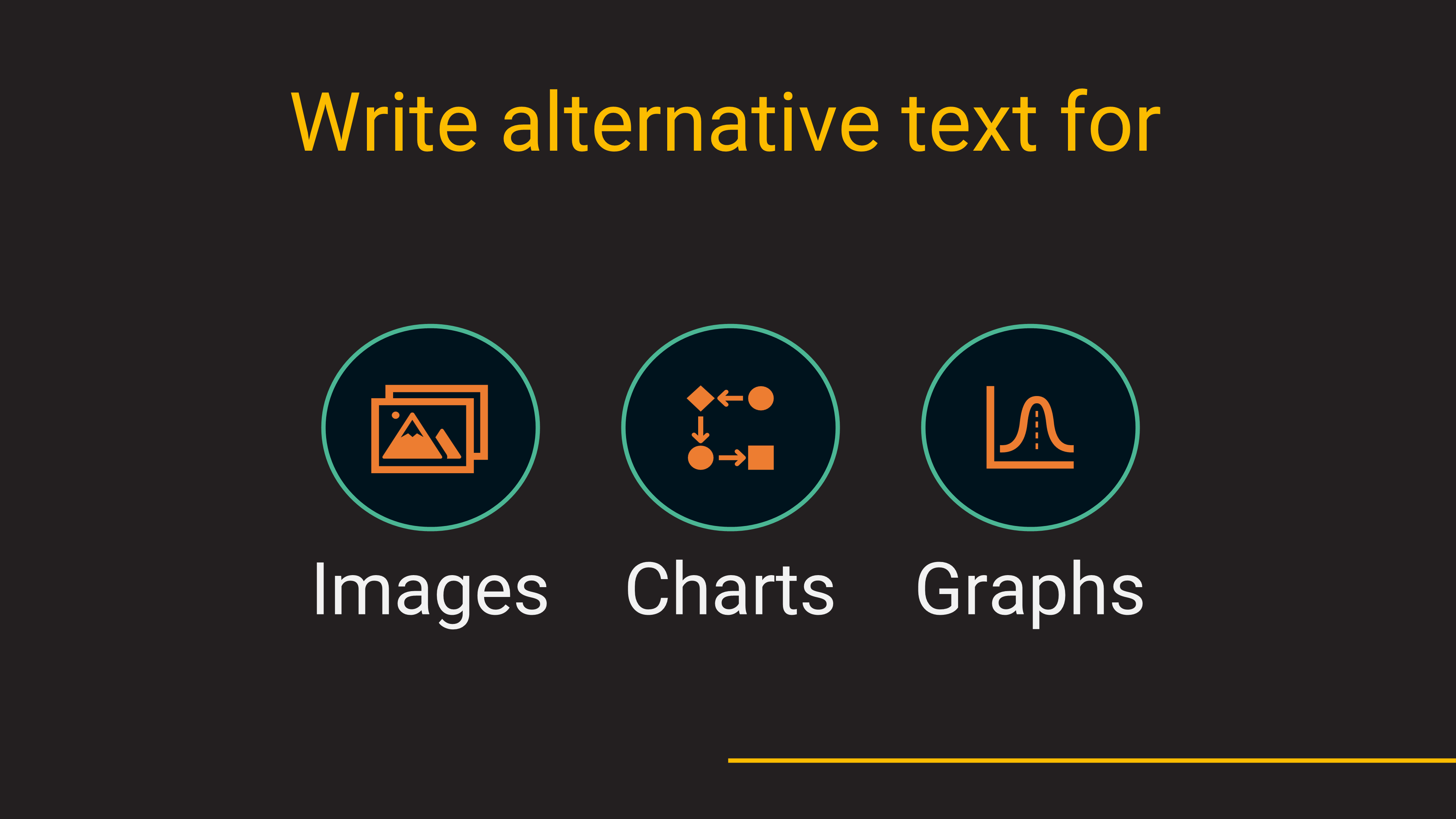 What is alternative text? How do I write it for images, charts, and graphs?