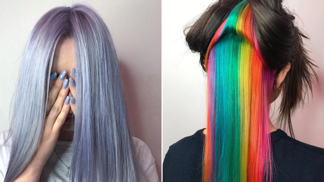 4 Rainbow Hair-Color Trends You Need to Know for 2017 | Allure