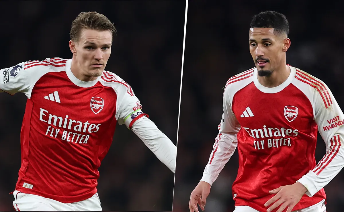 Por decisión táctica Martin Odegaard y Willliam Saliba no serán parte del duelo de Arsenal ante Brentford por la Premier League 2025-26