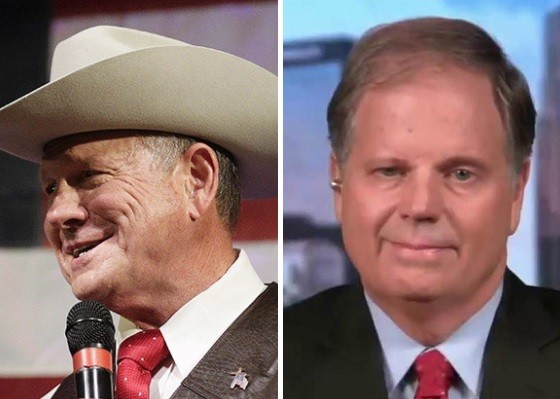 AL Senate Poll: Roy Moore Has 11-Point Lead Over Dem Challenger Doug Jones