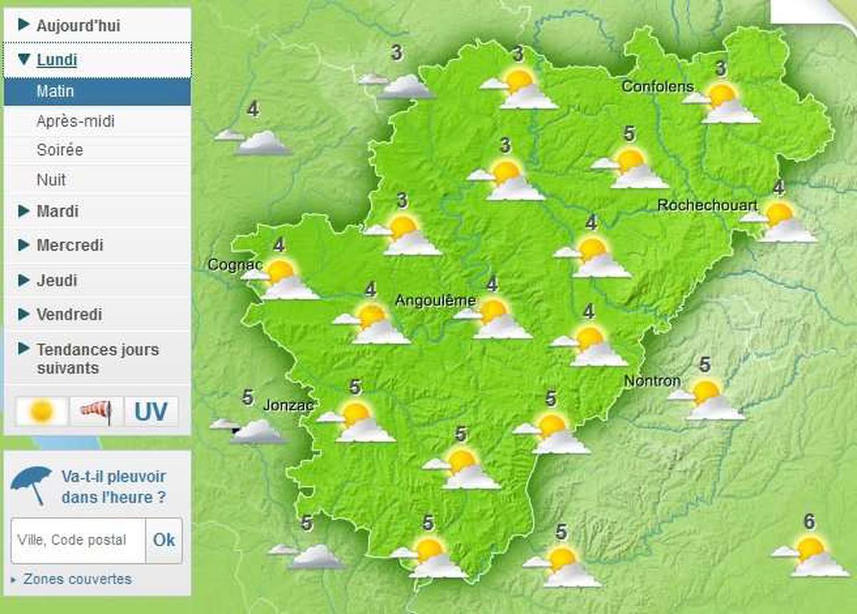 Météo en Charente: douceur et grisaille pour débuter la semaine - Charente Libre.fr