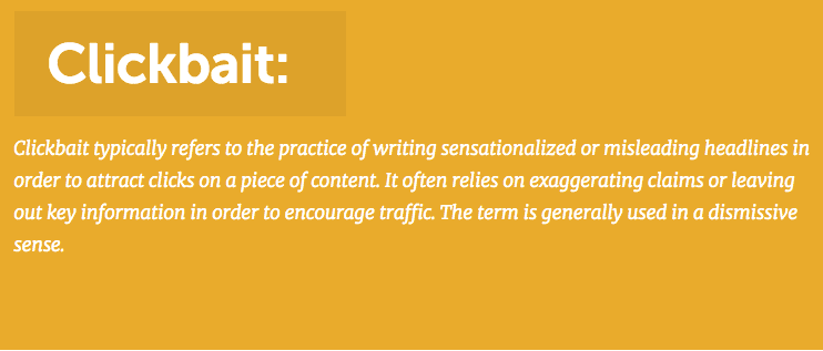 What is Clickbait - Definition and Examples - CoSchedule