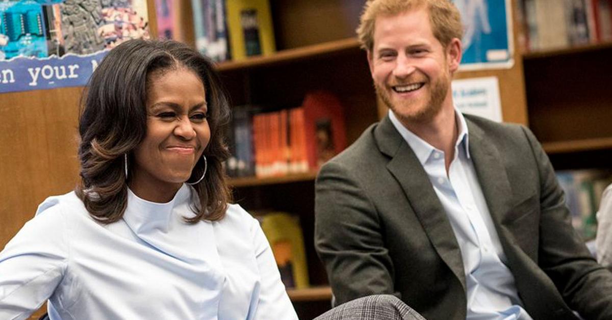 Prince Harry And Michelle Obama Surprise Chicago Students