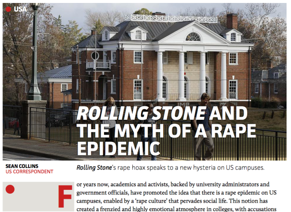 The tyranny of the anecdote: Irrational fear of false rape accusations based on one-off stories trumpeted by media