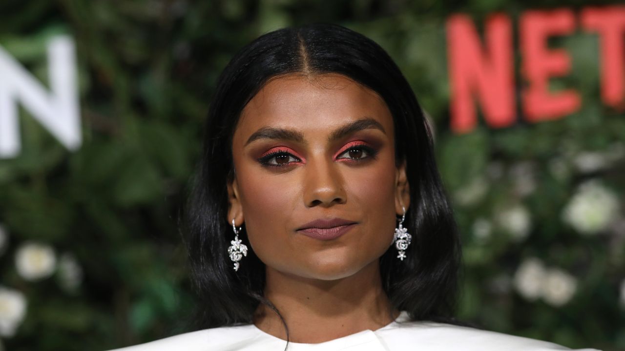 Simone Ashley Embraces the Sheer-Skirt Trend at the Bridgerton Season 2 Premiere—See Photos | Glamour