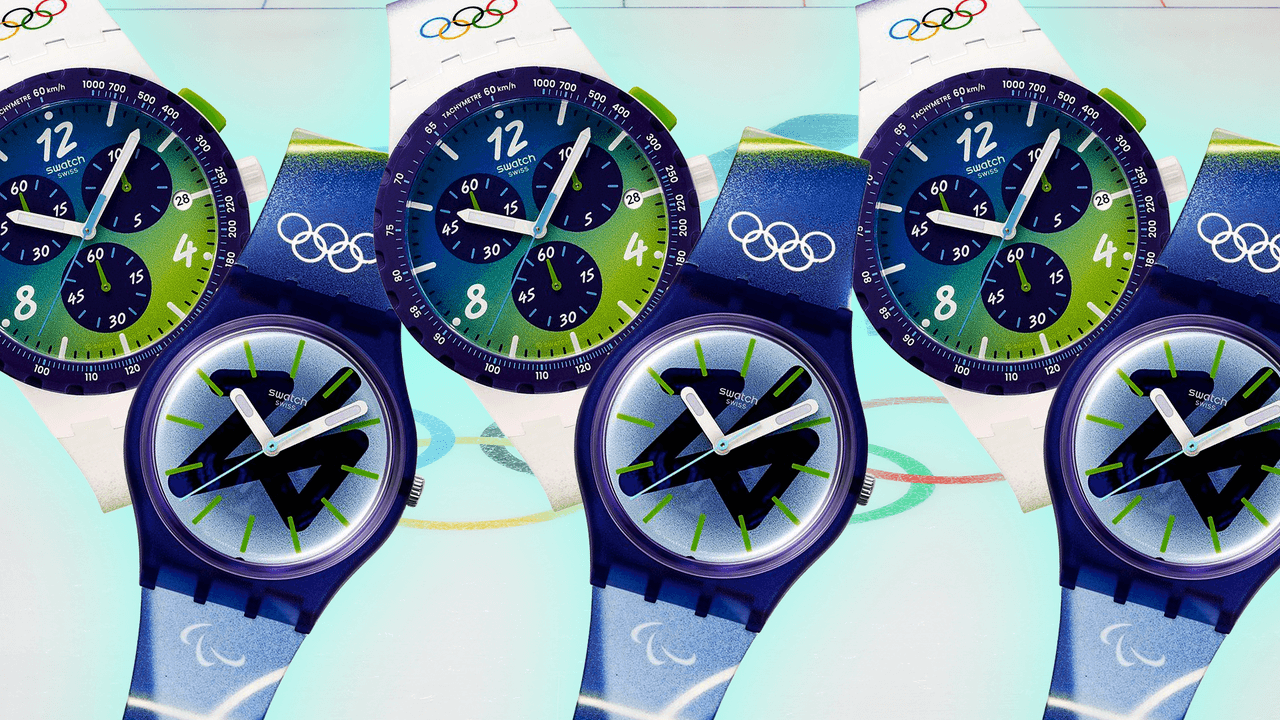 Swatch sort 2 montres historiques à petits prix pour les JO d'hiver de Milan-Cortina 2026 | GQ France