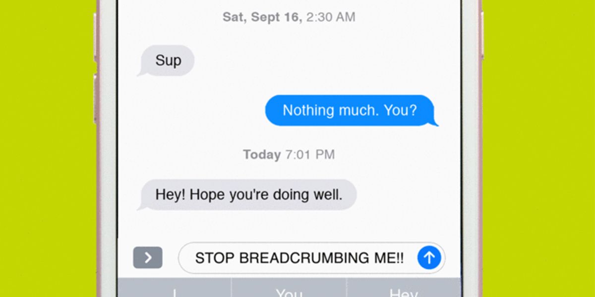 Breadcrumbing, Stashing, and Other Internet Dating Slang I Wish You Didn’t Need to Know | SELF