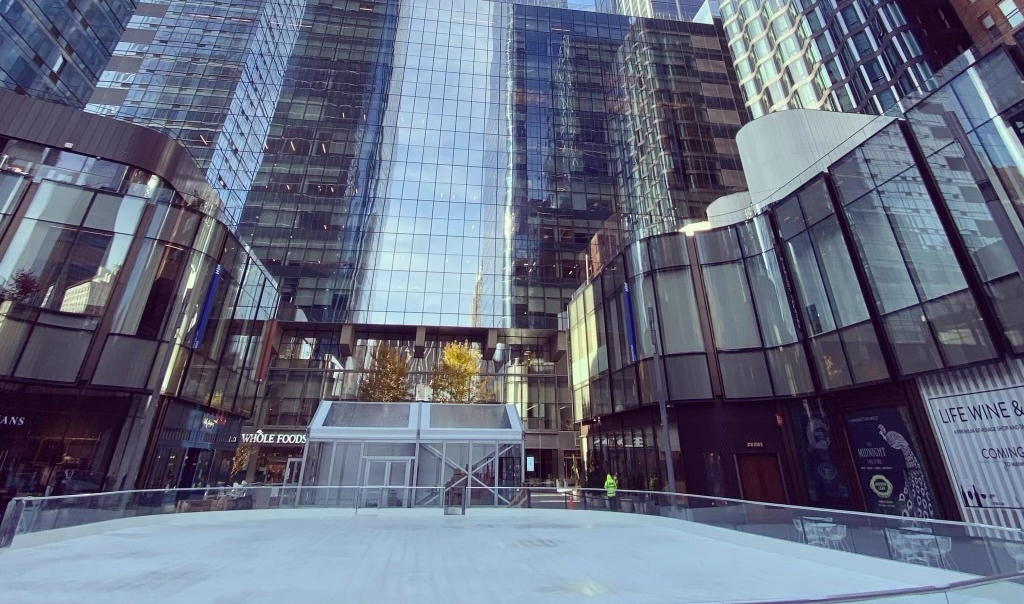 Manhattan is officially home to a brand-new ice rink