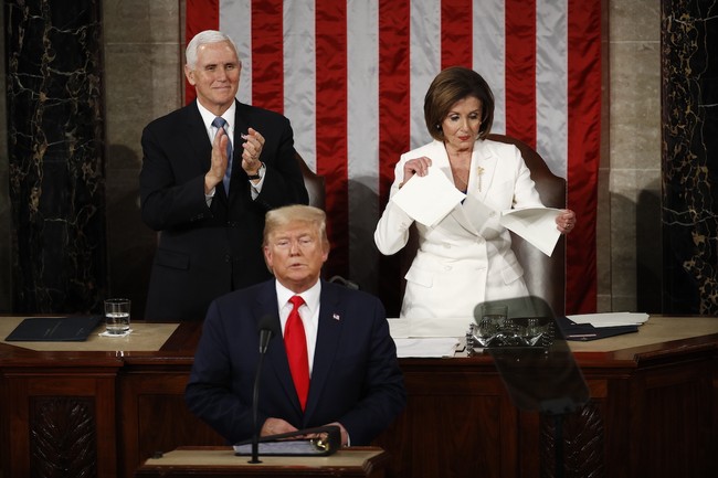 Ripping Trump's Speech Was More Than Distasteful of Pelosi — It Was Criminal