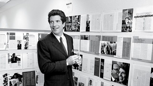 Barbra Streisand, as Betsy Ross, on the cover of John F. Kennedy Jr.’s George | Vanity Fair