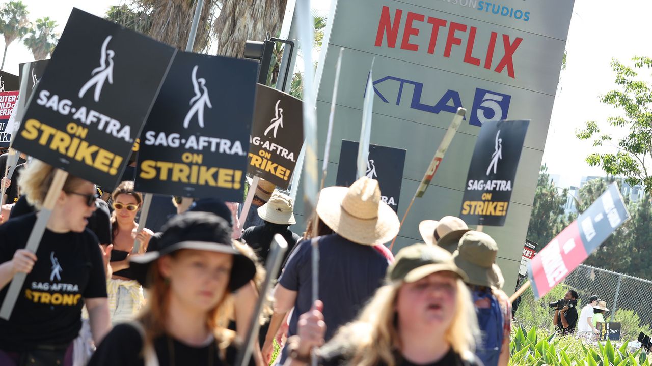Hollywood Strikes Magnify Media Tumult: “It Is Existential That We Get This Resolved” | Vanity Fair