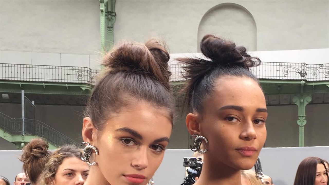 Chanel Models Walked the Paris Catwalk With The Easiest Updo Ever | British Vogue | British Vogue
