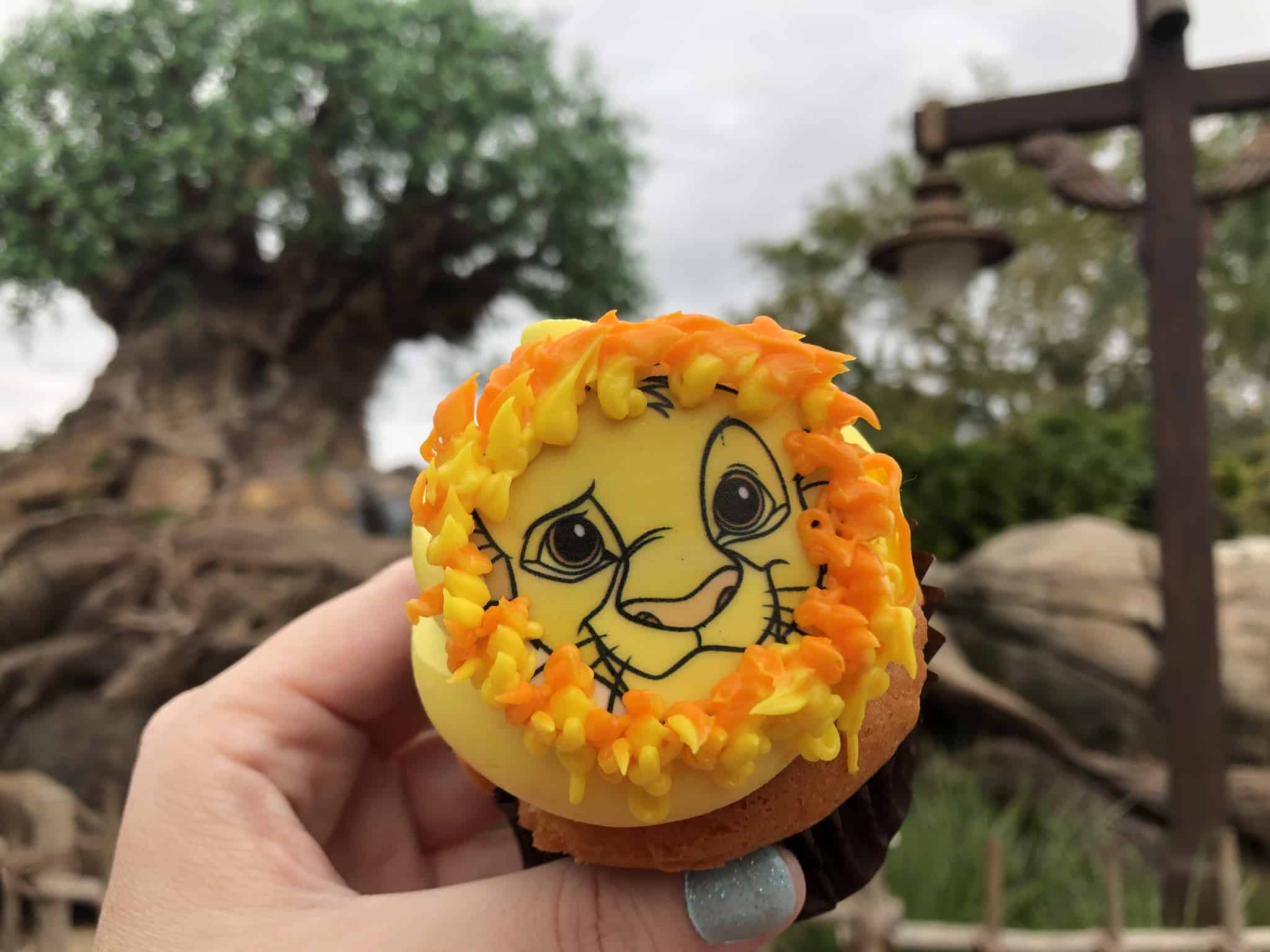 REVIEW: New Lion King Cupcake Debuts at Pizzafari in Disney's Animal Kingdom - WDW News Today