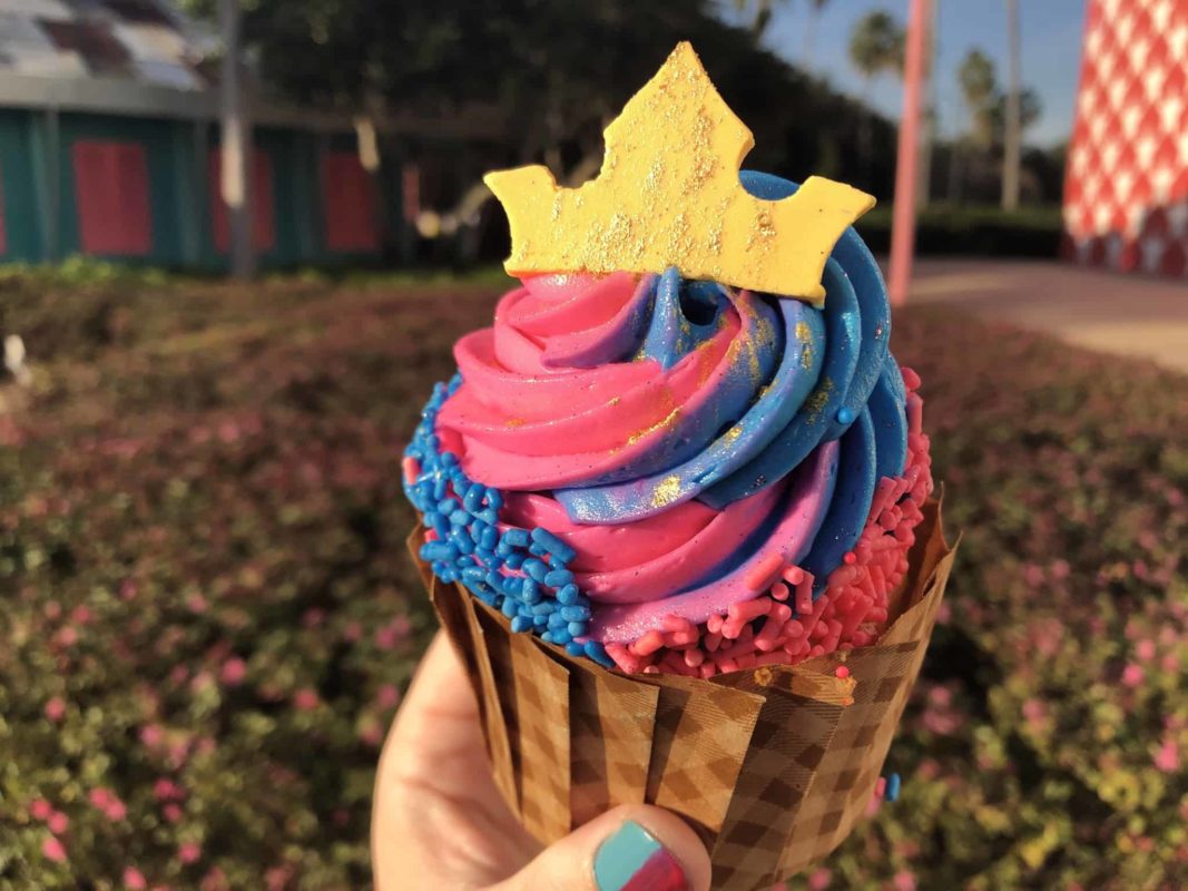 REVIEW: Princess Aurora Cupcake Now Available At Disney's All-Star Music Resort - WDW News Today