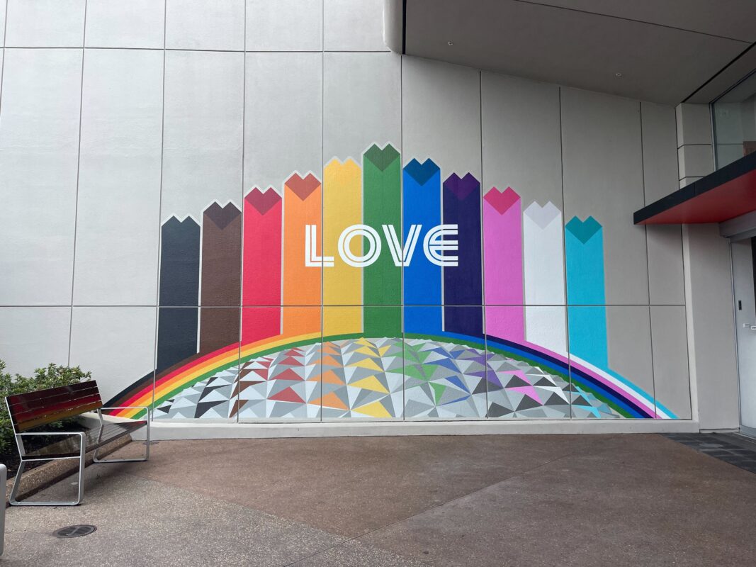 New Pride Wall Mural Appears at EPCOT - WDW News Today