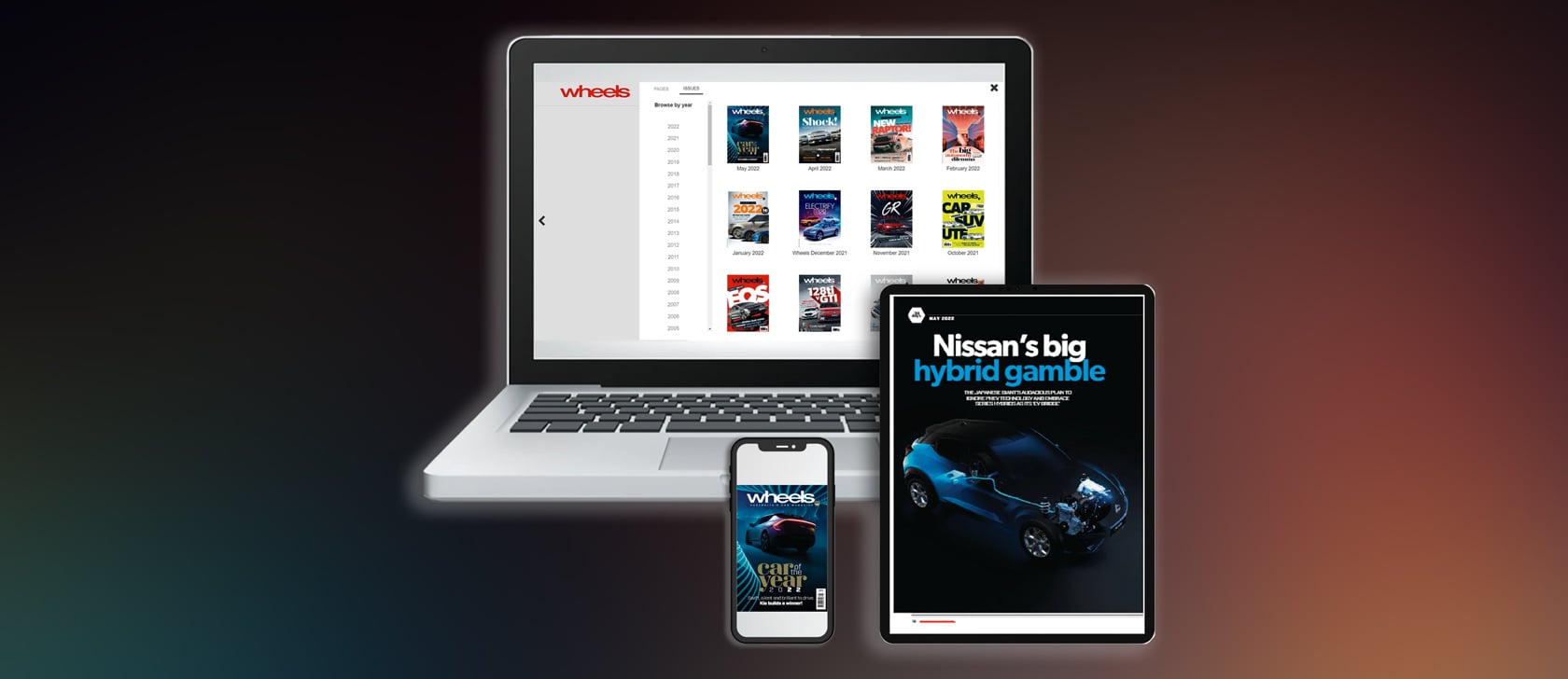 Get access to the digital magazine archives for Wheels, MOTOR and 4X4 Australia