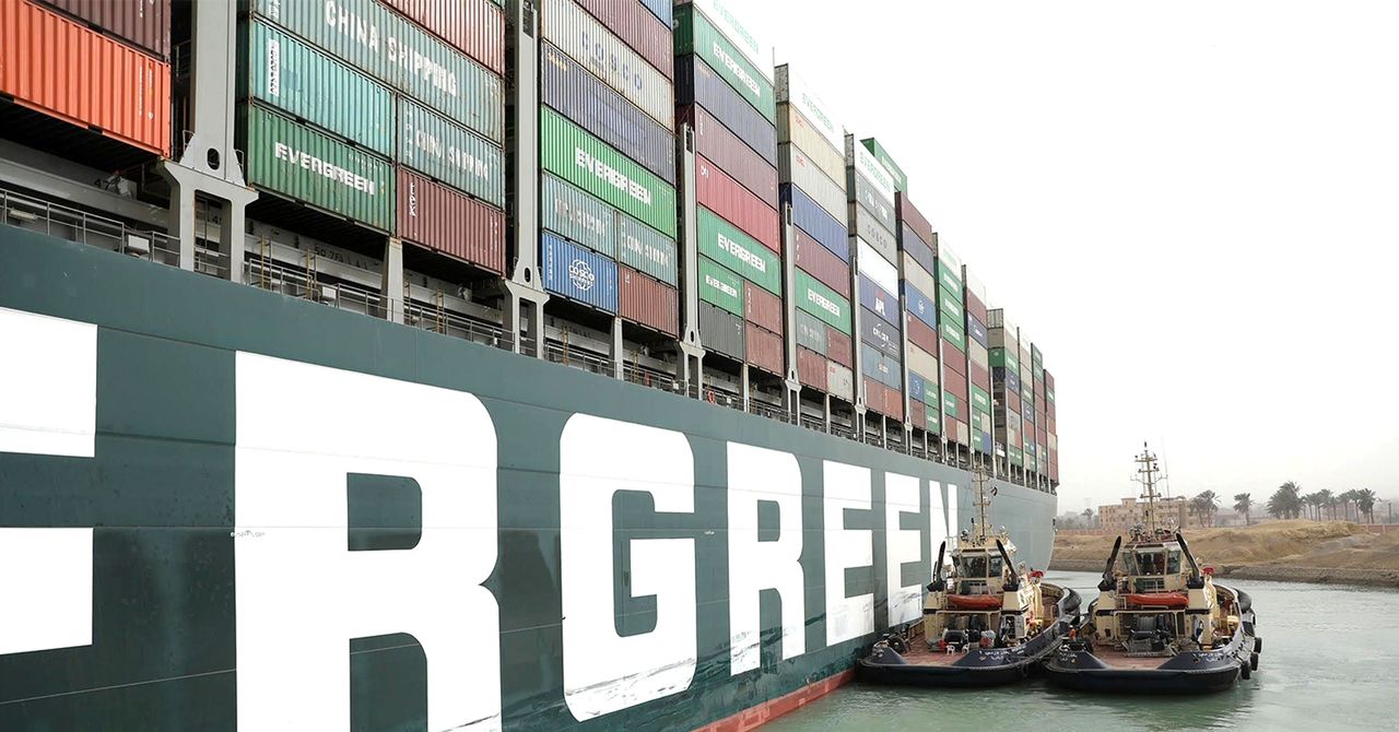The wild logistics of getting a giant cargo ship out of the Suez Canal | WIRED
